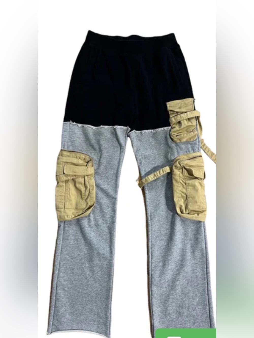 The Number (N)ine Autumn/Winter Hybrid Cargo Sweat Pants(dupe)